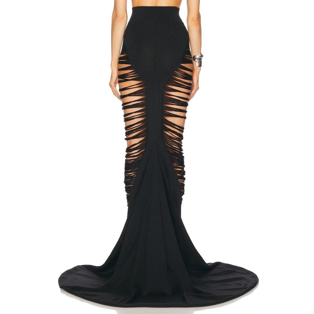 Rick Owens Tanja Skirt in Black Maxi - Picture 4 of 5